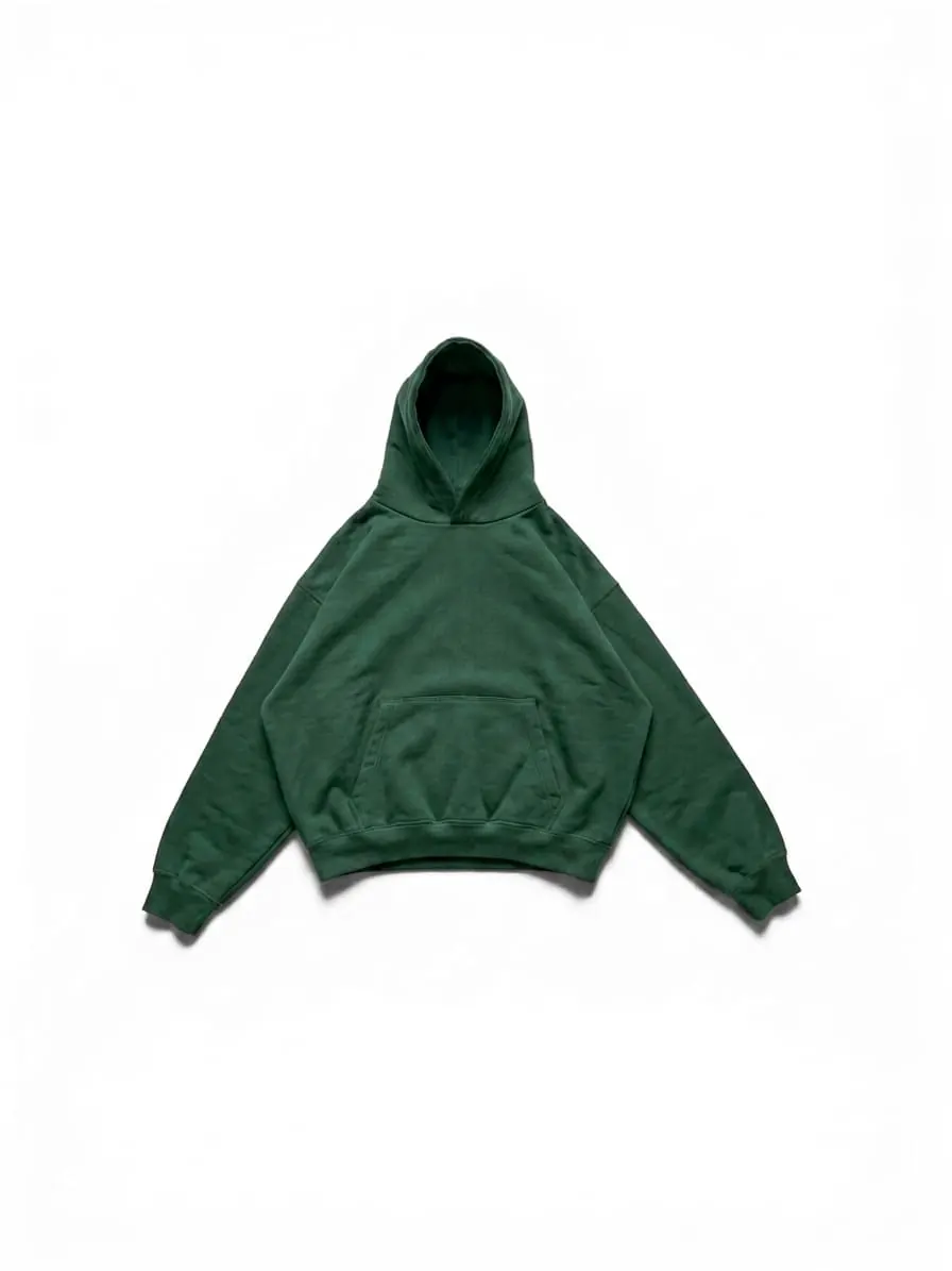 Heavyweight pullover hoodie in Forest Night