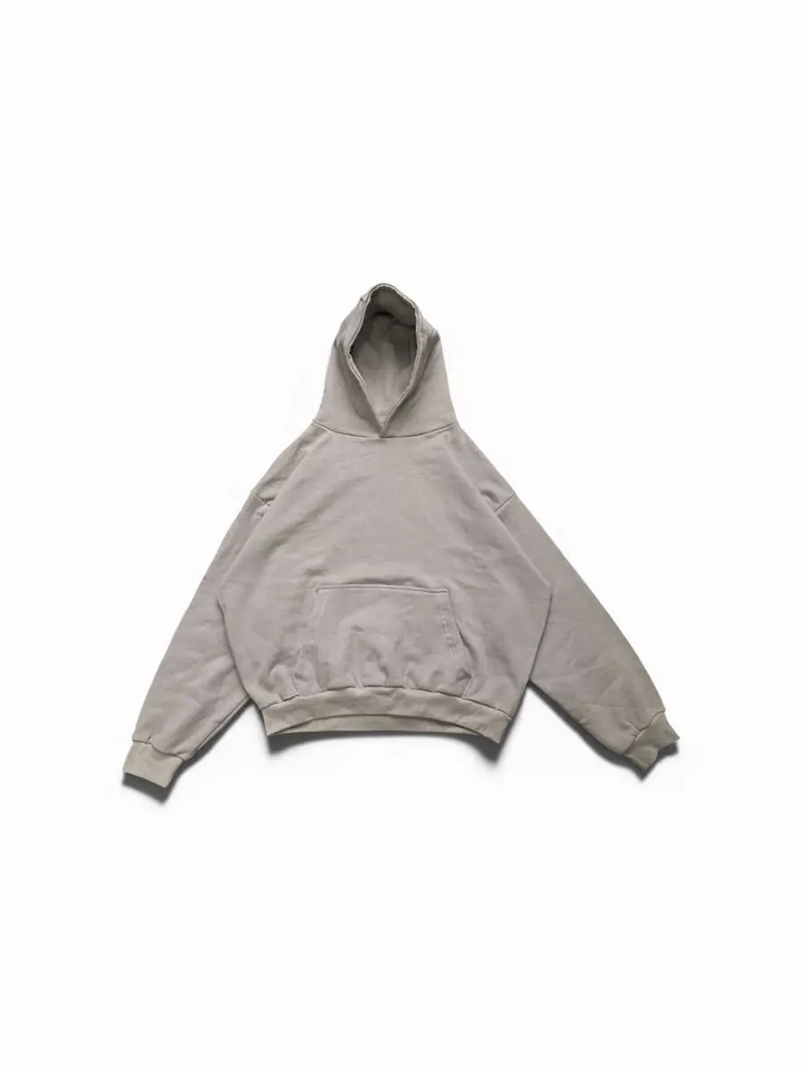 Heavyweight pullover hoodie in Birch