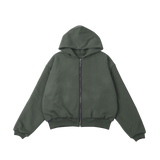 Military Green Zip Up