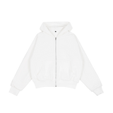 White Zip Up