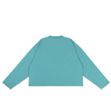 Turquoise Cropped LS