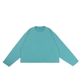 Turquoise Cropped LS